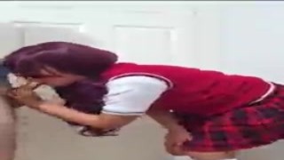 sweet student drills her stepdaddy for money to buy a new laptop