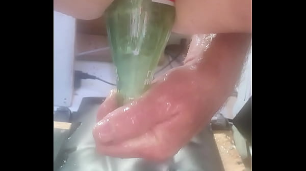 Tight Ass Stuffed With Bottles For Fun