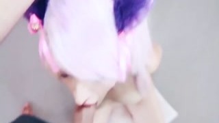 cherry crush kawaii girlfriend bondage drooling gobble backdoor