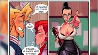 a very hot teacher and crazy about sex pervert sex toons