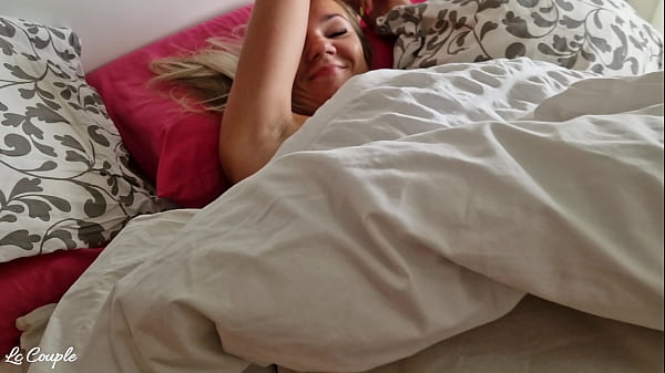Husband had to go to work and he asked a friend to up his still sleeping wife (LOUD MOANING and CUMSHOT)
