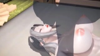 3d futanari waitress quality service