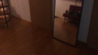 little voyeur 18 y.o. gets pissed on and cums in mouth