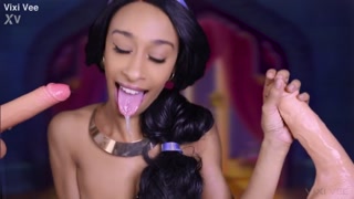 princess jasmine dp sloppy head facial