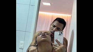 Rough sex in the bathroom
