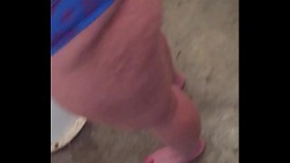 Big Booty Bounces with Every Thigh-Slamming Step