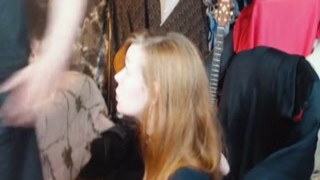 roxy and lee camming blow job and mating press blue lipstick