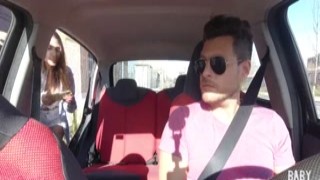 sex on uber dome in the back seat car sex raw dogging 