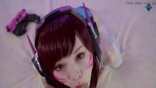 d.va loves a stiff dick in her squeeze gaping ass. karneli bandi