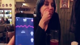 i took control of my stepsis s vibrator in the bar and brought her to finishing.