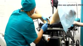 body shaking cum on gyno chair