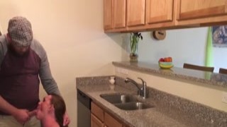 rough greek style surprise for pregnant adultery milf in kitchen step mother and son taboo impale - bunnieandthedude