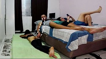 she let her friend sleep over and woke up to this