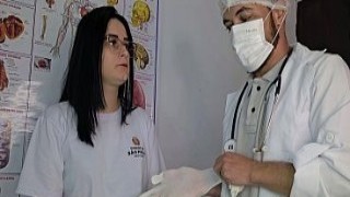 Shy Student Gets Stretched During Surprise Gynecologist Exam