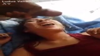 thai gets a giant facial by dark meat