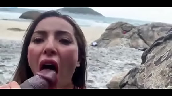 Melissa Lisboa fucking yummy on the nude beach with husband, FAN participated couldn't stand it enjoyed yummy