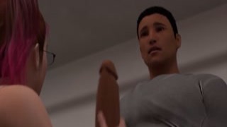 freaky young trans woman gets a star football player to slam her