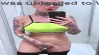 she powerful squirting on the mirror a crazy nympho with monster sweater puppies