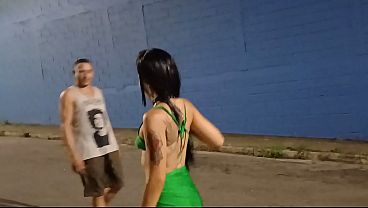 Horny Young Girl Snags Hard Cock After Spotting His Flirting