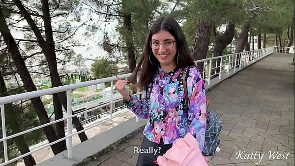picked up a total babe in public and loaded her glasses