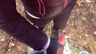 risky public creamy explosion panties during quarantine