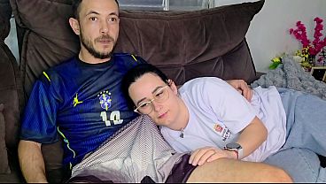 Stepsister Gets Seduced by Half-Brother During Brazil Match