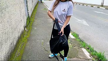School Teacher Gets Anal Banged By Student In Car